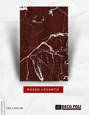 Rosso Levanto Mermer Plaka