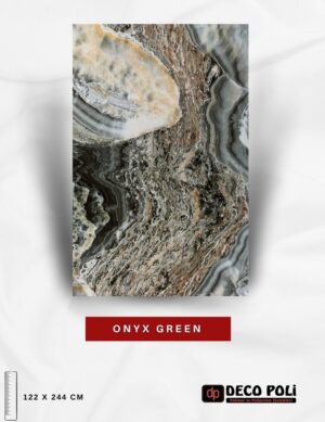 Onxy Green Mermer Plaka