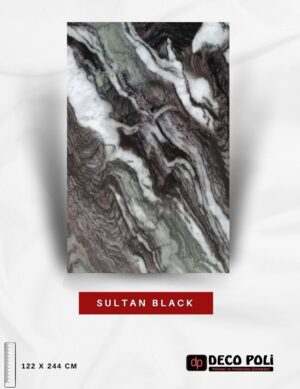Sultan Black Mermer Plaka
