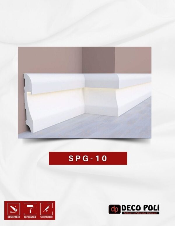 12cm Ledli Süpürgelik