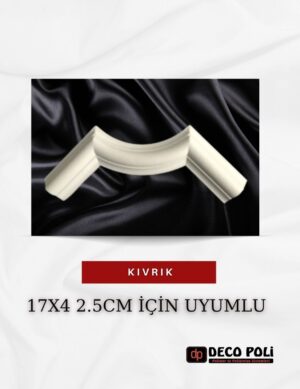 2,5cm Kıvrık Motif