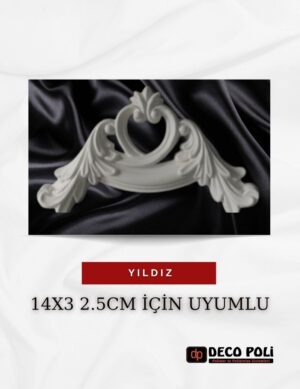 2,5cm Yıldız Motif