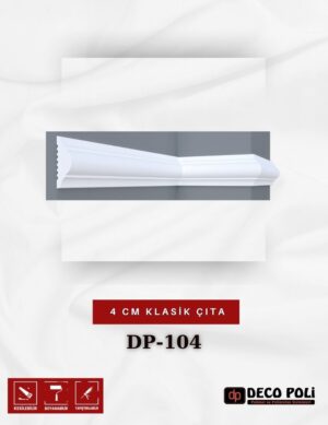 4cm Klasik Boyanabilir Duvar Çıtaları DP-104