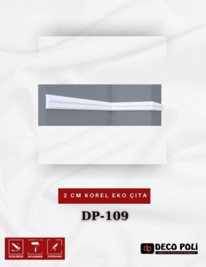 2,5cm Eko Boyanabilir Duvar Çıtası DP-102E