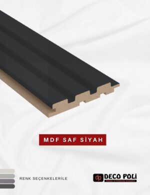 MDF Saf Siyah
