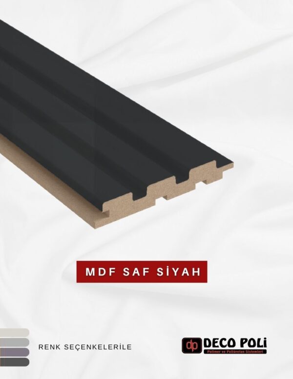 MDF Saf Siyah